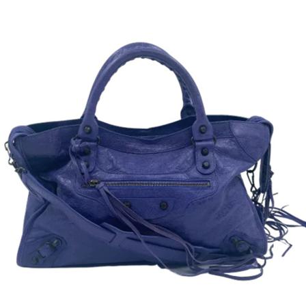 Balenciaga Vintage Pre-owned Handbags Blå, Dame Vintage Tasker, Størrelse: ONE Size