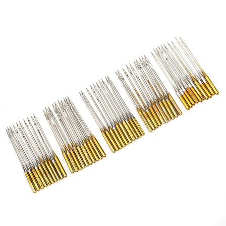 5 pakker elektriske symaskinenåle husholdnings symaskinedele egnet til SINGER