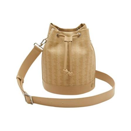 Lacoste, Bucket Bags Beige, Dames, Maat:ONE Size