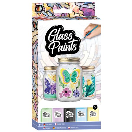 Grafix Glasfärg med pensel 5 x 22ml