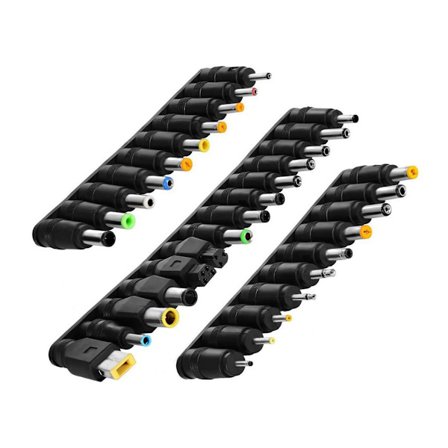 Universaali DC-virtalähdesovitin, 34 kpl DC-sovittimia 5,5x2,1 mm DC-liitin