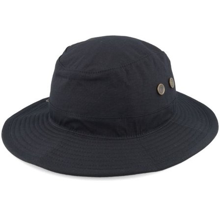 Yupoong - Svart traveler Hatt - Black Angler Hat Black Traveler @ Hatstore
