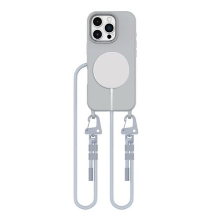 Tech-Protect iPhone 16 Pro Max Mobilhalsband Skal Magsafe - Grå