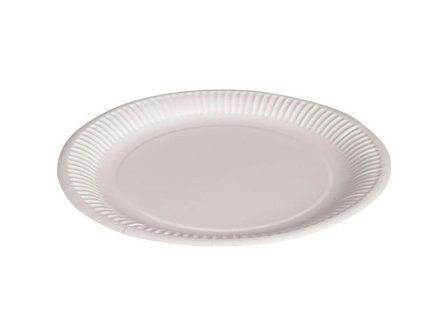 ABENA Tallrik Papper Eco barriär 23cm 50/fp - Lyreco - Kök och servering > Engångsartiklar > Tallrikar - Papper