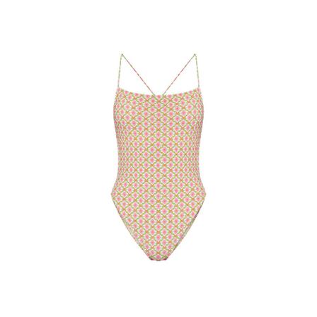 Tory Burch One-piece swimsuit , Beige , Dames , Maat: L Badpakken