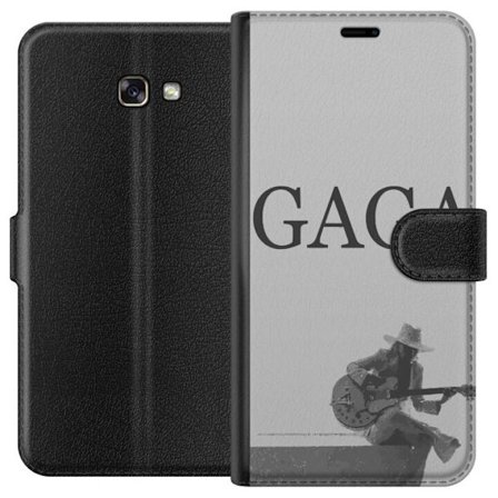 Yhteensopiva Lompakkokotelo Samsung Galaxy A3 (2017) Stitch ympäröity mustikoilla söpössä kawaii-tyylisessä nallekarhussa