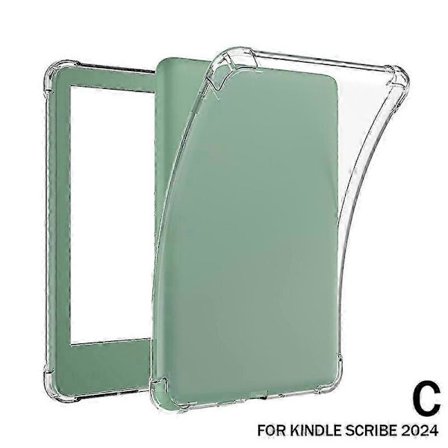 2024 Nytt Gjennomsiktig Deksel til Kindle Paperwhite 12. Generasjon 7-Tommer med Mykt TPU-Materiale
