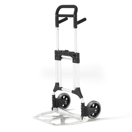 Transportkarre EMERSON, klappbar, TK 200 kg, Massivgummirollen, Aluminium