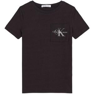 Kids - Calvin Klein Jeans Branded T-Shirt Black 10 Years - Tops - 10 years - Black - Junge