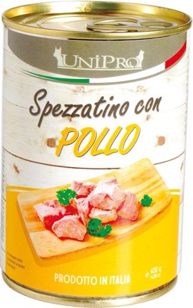 Unipro Spezzatino Con Pollo Cibo Umido Per Cani Adulti Barattolo