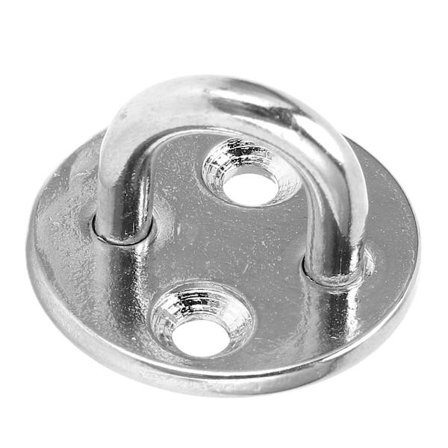 Rustfri Stål Pad Øjeplade U Krog Kraftig Rustfri 5MM til Båd Dør Hængekøje Hjem