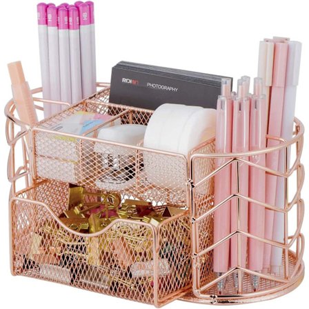 Skrivebordsarrangør for barn, skrivebordsarrangør med pennholder og meg