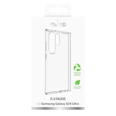 PURO Samsung Galaxy S24 Ultra 0.3 NUDE cover, transparent