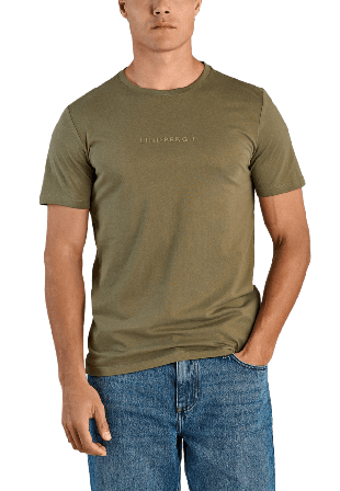Lindbergh print tee S/S T-shirts Herr Grön S
