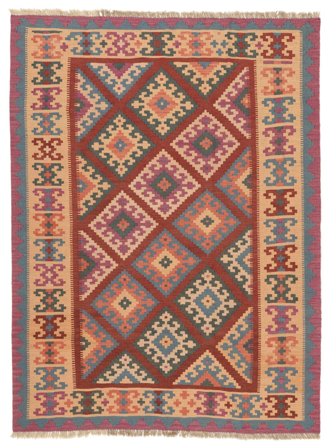 Kilim Qashqai Rug Oriental Dark Red/Brown ( Persia)