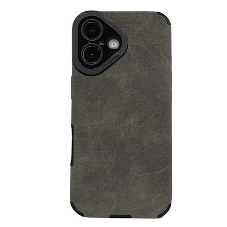 iPhone 16 Elegant Silikonskal med Skyddande Kant runt Kameran