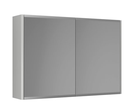 Gustavsberg Graphic Peilikaappi 80 cm, kaksipuolinen Harmaa, Kylpyhuone