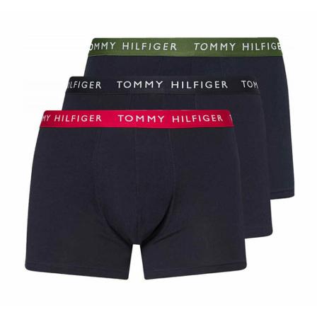Tommy Hilfiger Tripack Boxers Stretch in Logo Sort, Herre Underbukser