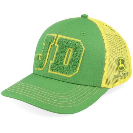 John Deere - Grön trucker Keps - Cotton/Twill Mesh Yellow Trucker @ Hatstore