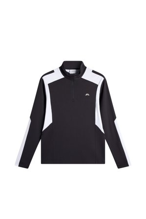 J.Lindeberg - Lukas Quarter Zip Mid Layer - Golf - Black - Men - XL