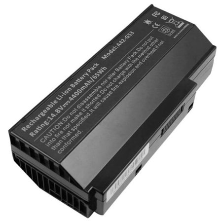 Erstatningsbatteri til PC Asus G53 / G73 Li-ion 14,8V 4400mAh 65Wh Sort