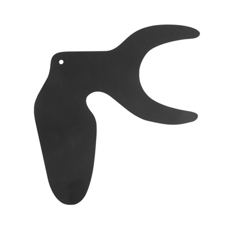 Dental Kontrastskiva för Palatal Fotografering Svart Bakgrund C-2B