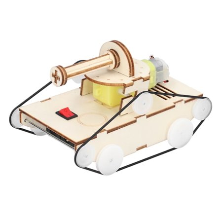 DIY Saml Elektrisk Tank Model Børn Videnskab Eksperiment Kits Læringslegetøj