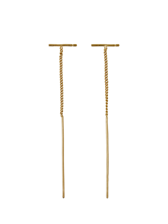 MATCH - Brielle øredobb - Pilgrim - Str. 0 - Dame - Tilbehør - Svart - 99% resirkulert messing, 1% gullbelegning