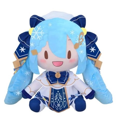 Big Size 50CM Hatsune Miku Plush Toys 2021 Snow Future Miku FUFU Figurine Plush Toys