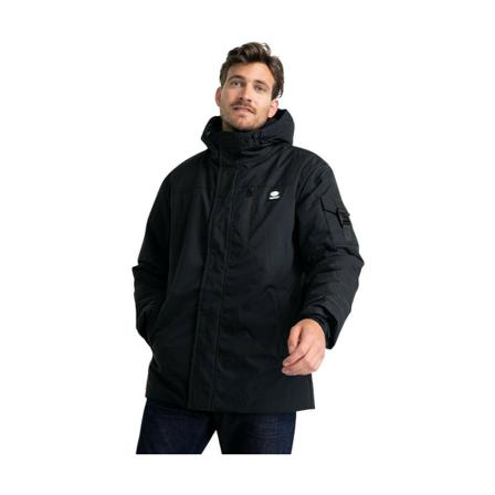 Petrol Winter Jas , Zwart , Heren , Maat: L