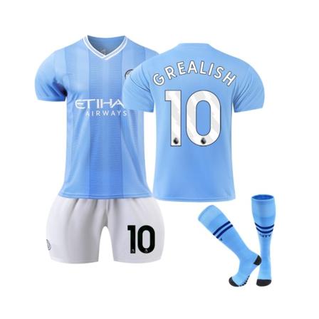 2023/24 Manchester City Home #10 Grealish set 20(115-125CM)