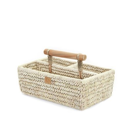 PÅ STELL Oppbevaringskurv i bast