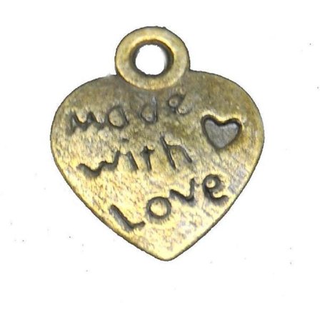 50 kpl Nikkelittömät kullatut korut "Made with love"