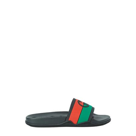 Gucci Sliders , Zwart , Heren , Maat: 42 EU