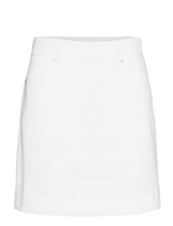 Lds Cleek Skort 50Cm Kort Skjørt Hvit Abacus