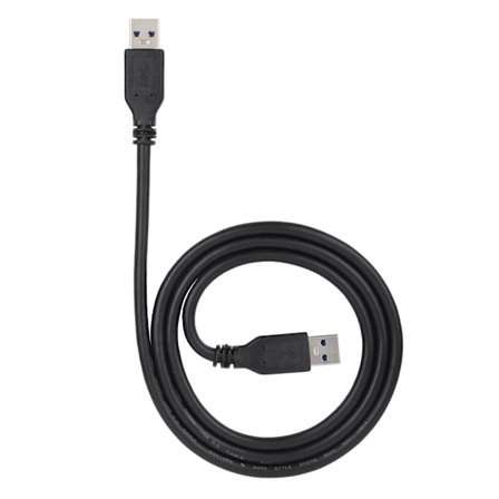 Hög hastighet USB3.0 A hane till A hane förlängningssladd panelmontering kabel 5Gbps (1 m)