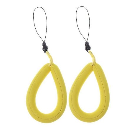 2 kpl Vedenpitävä Neopreeninen Puhelin Kellukehihna Universaali Kamera Kelluva Ranneke Kelluvuusvyö Keltainen