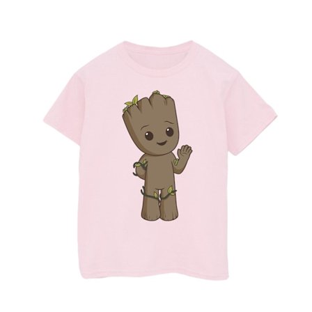 Marvel Girls I Am Groot Söt Groot Bomull T-shirt 9-11 År Ba