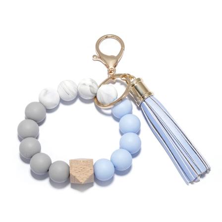 Rosa bilnøkkelring for kvinner, nøkkelring armbånd for jenter