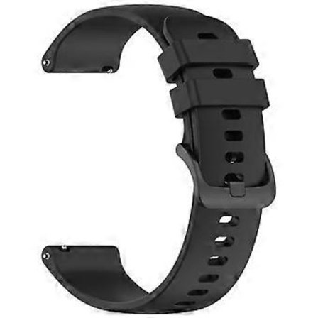 Kompatibelt silikonarmband för Garmin vivoactive 5, 20 mm, snabbkoppling, ersättningsarmband (Svart)
