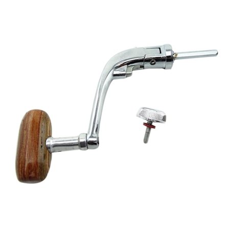 Ny Metall Spinnfiskesnelle Sammenleggbar Rocking Arm Hjul Grep Tre Rocking Håndtak Fisketilbehør