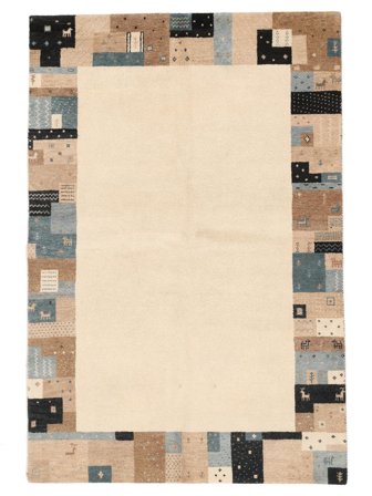Gabbeh Indiaas Fine Vloerkleed Modern Beige/Bruin (Wol, India)