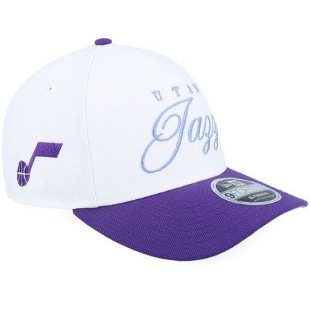 New Era - NBA Vit adjustable Keps - Utah Jazz NBA Draft 9FORTY M-Crown White/Purple A-Frame Adjustable @ Hatstore