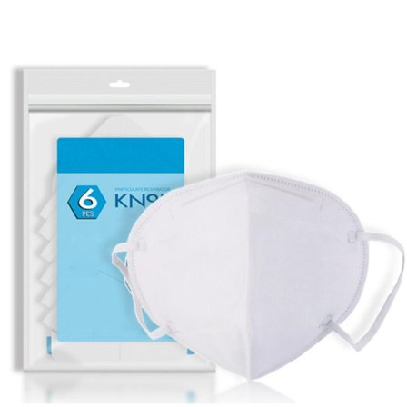 FFP2 mundbeskytter - ansigtsmaske - KN95 respirator 6 stk
