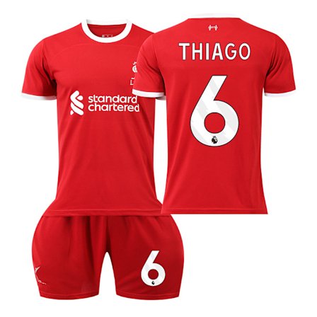 Liverpool barnfotbollströja set 2023-2024 - Nr. 6 THIAGO#M