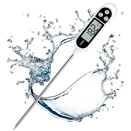 Dww-Termometer Kök, Digital Termometer med Lång Sond, Snabbavläsning Matlagningstermometer, Kötttermometer för Mat, Kött