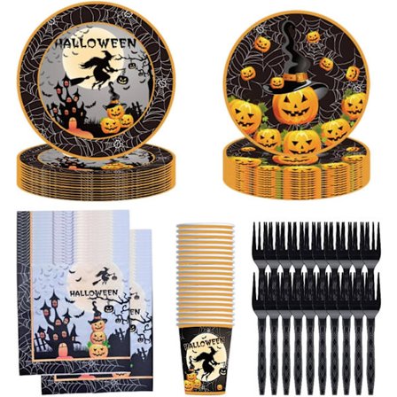 Halloween set för flera användningsområden för fest och mer