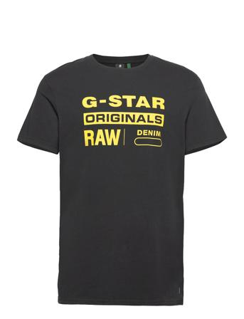 Graphic 8 R T S\S T-shirt Sort G-Star RAW