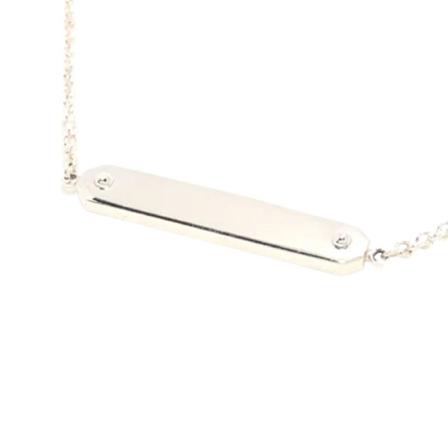 Tiffany & Co. Pre-owned, Pre-owned Silver necklaces Grijs, Dames, Maat:ONE Size