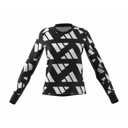 Adidas Long sleeve t -shirt , Zwart , Dames , Maat: M